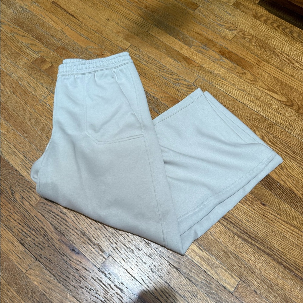 Banana Republic Cream Wide Leg Pants